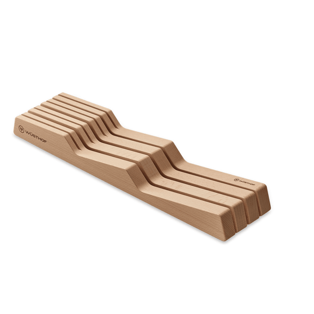 Hornbeam 7-slot In-Drawer Knife Organiser, Beech