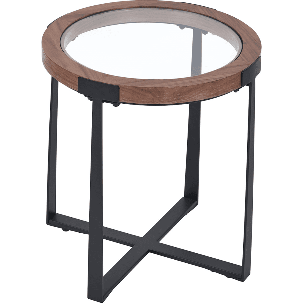 Vermont Veneer Side Table, Light Walnut