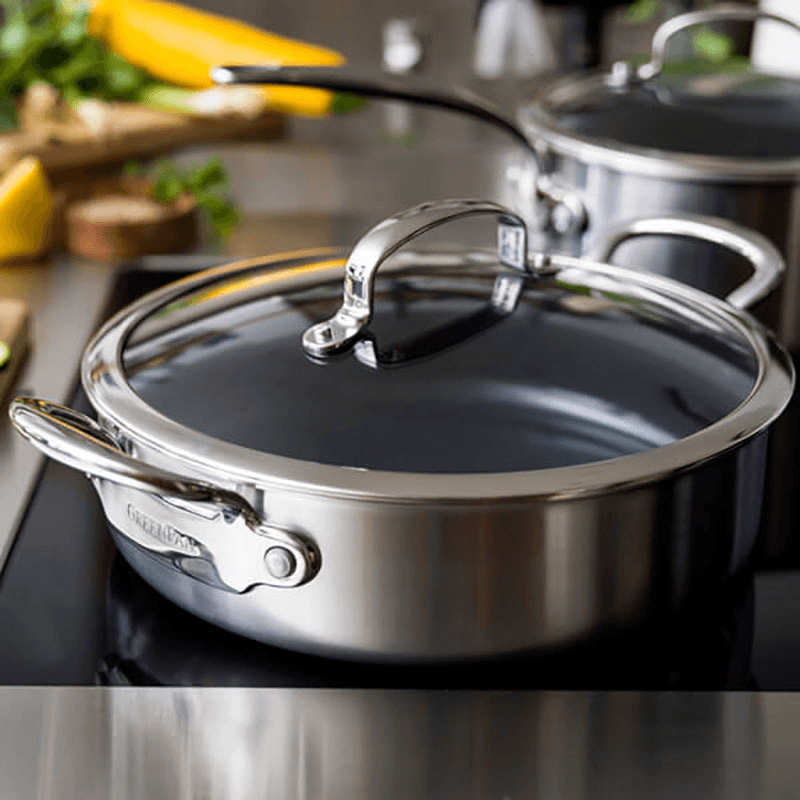 Premiere Non-Stick Skillet, Stainless Steel