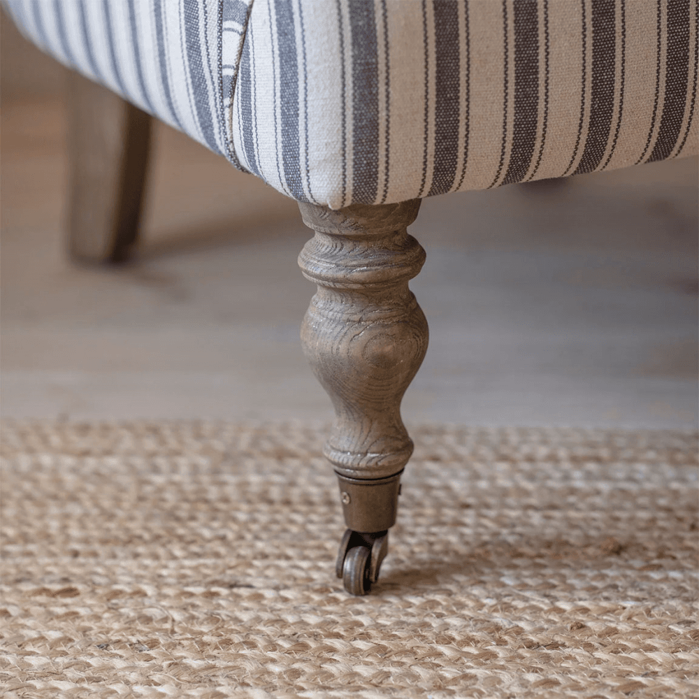Kirdford Striped Occasional Chair, Blue