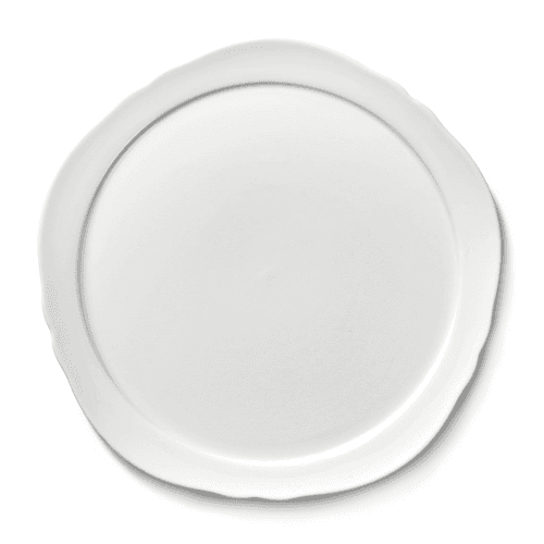Image showing the Silhouette by Sergio Herman Set of 4 Presentation Plates, White product.