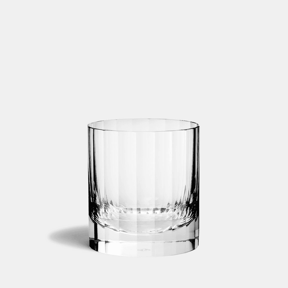 Fluted Cut Crystal Double Old Fashioned Tumbler