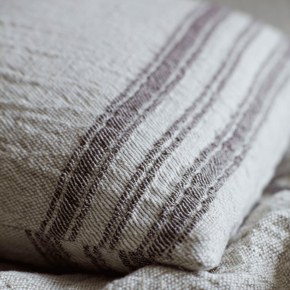 Elijah Linen Cushion Cover, Natural