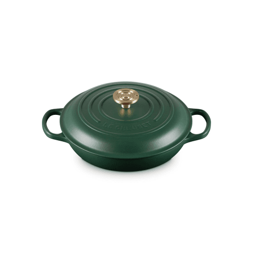 Image showing the Signature Cast Iron Shallow Casserole, Forêt product.