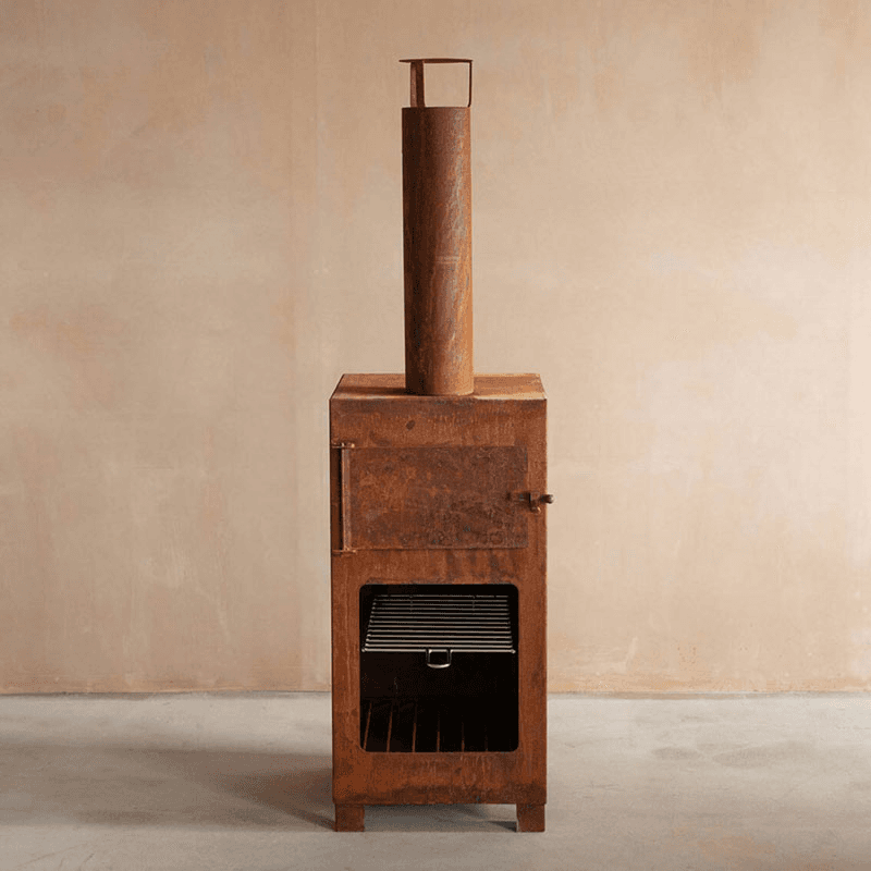 Outdoor Heater and pizza oven, Rust