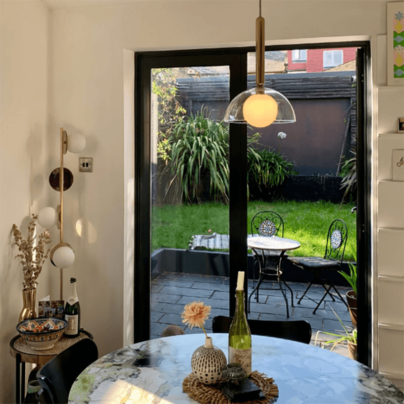 Dome Pendant Light, Clear