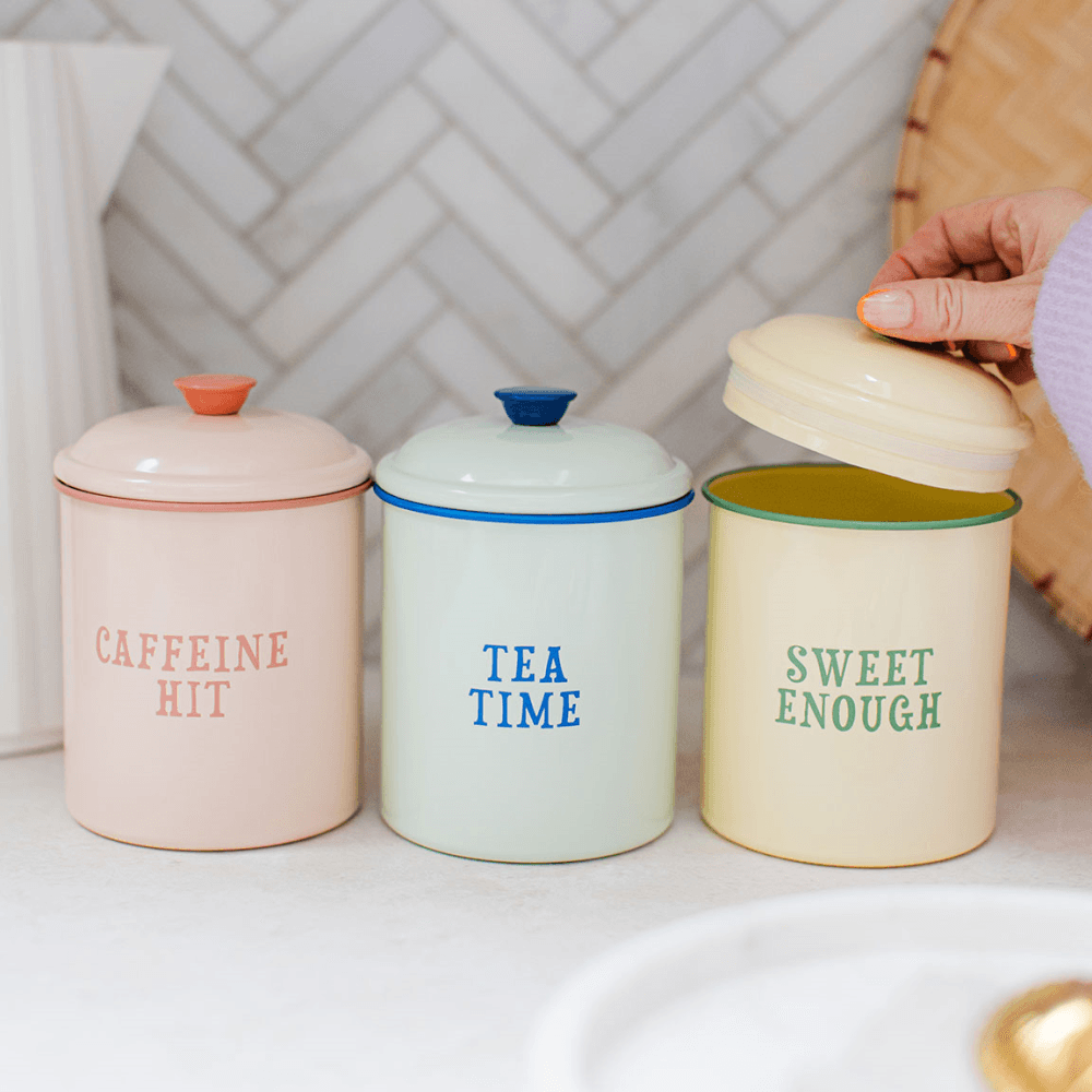 Sweet Enough Sugar Canister, Yellow