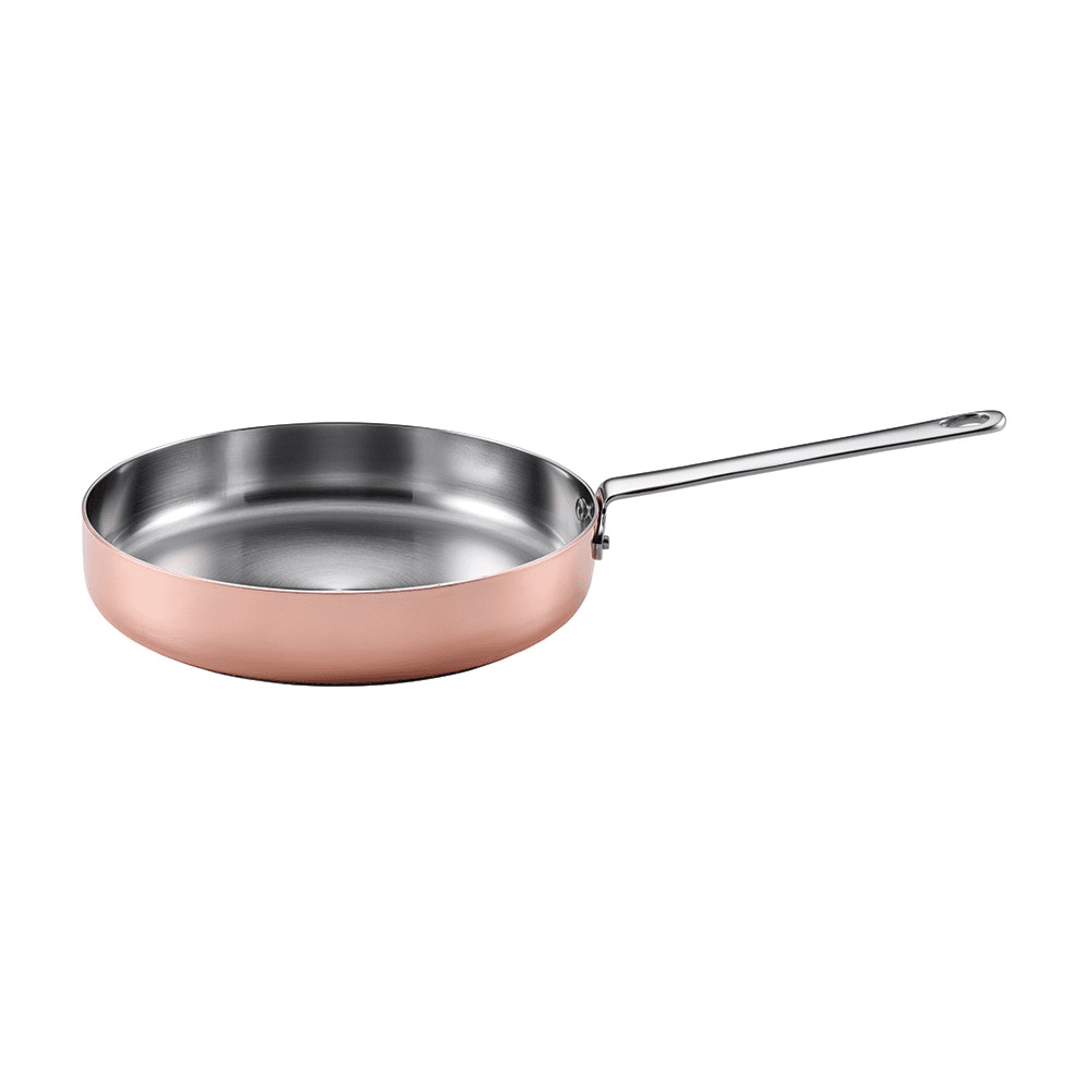 Maitre D' Induction saute pan, Copper And Stainless Steel