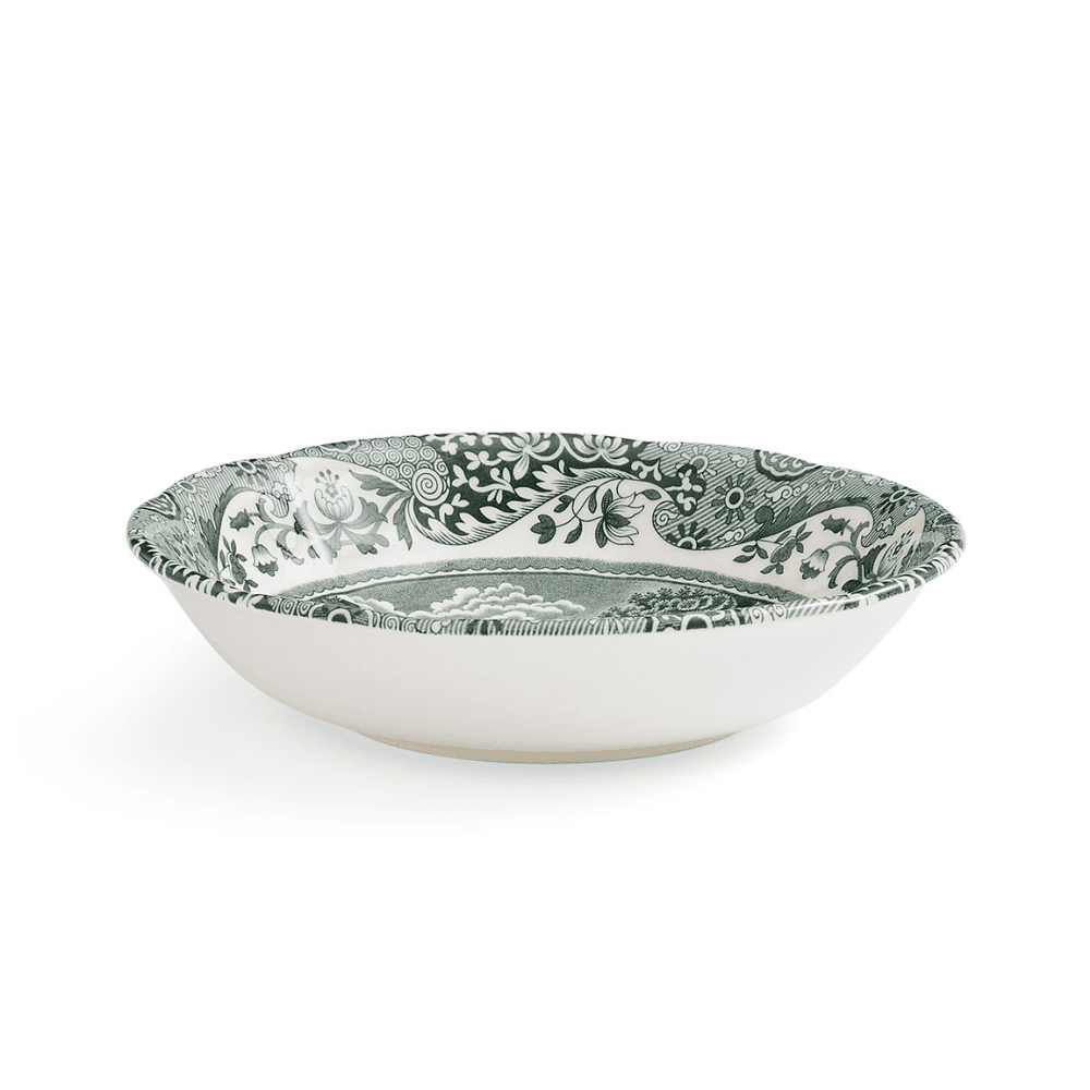 Heritage Italian Set of 4 Cereal Bowls, Green