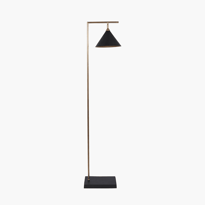 Zeta Floor Lamp, Matt Black