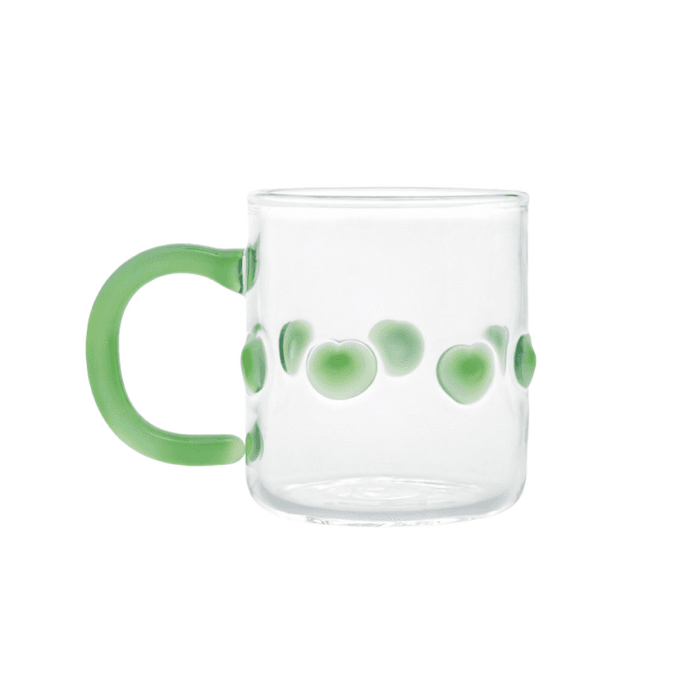 Handblown Espresso Cup, Green