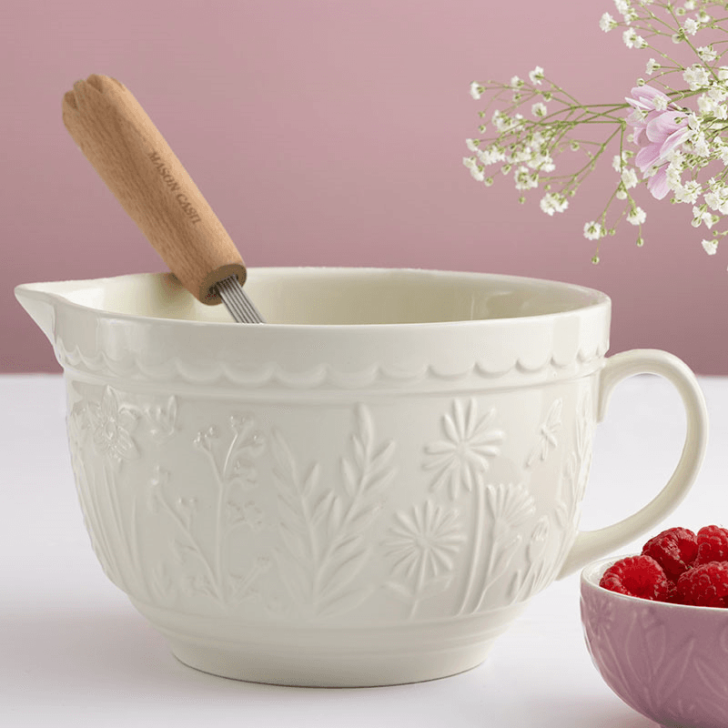 In The Meadow Batter Bowl, Cream