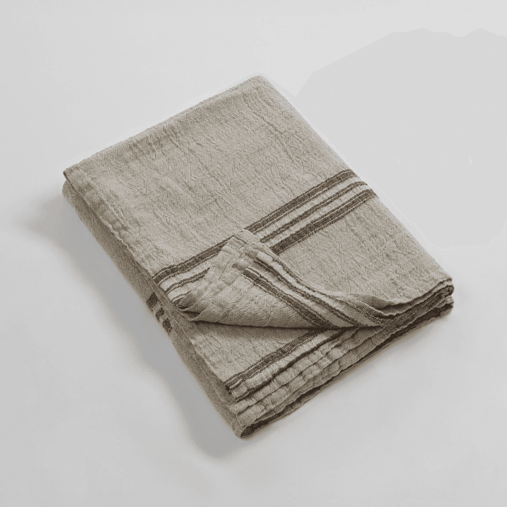 Elijah Linen Throw, Natural