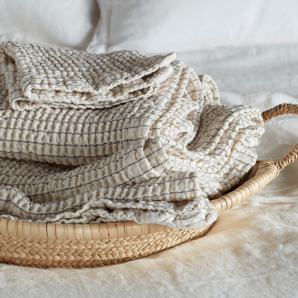 Waffle 100% Organic Cotton Bath Sheet