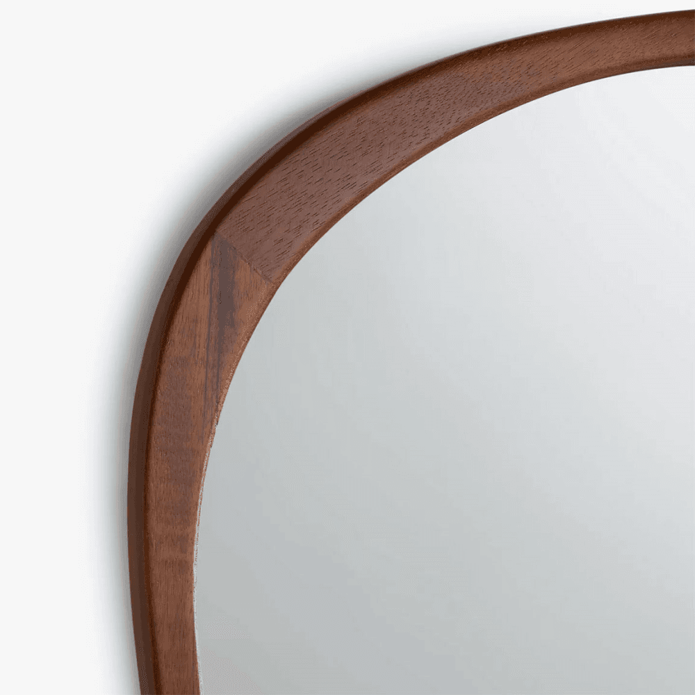 Asymmetrical Wall Mirror, Natural