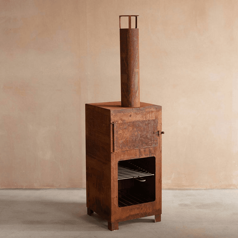 Outdoor Heater and pizza oven, Rust