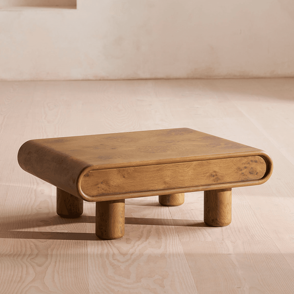 Noelle End Table, Oak