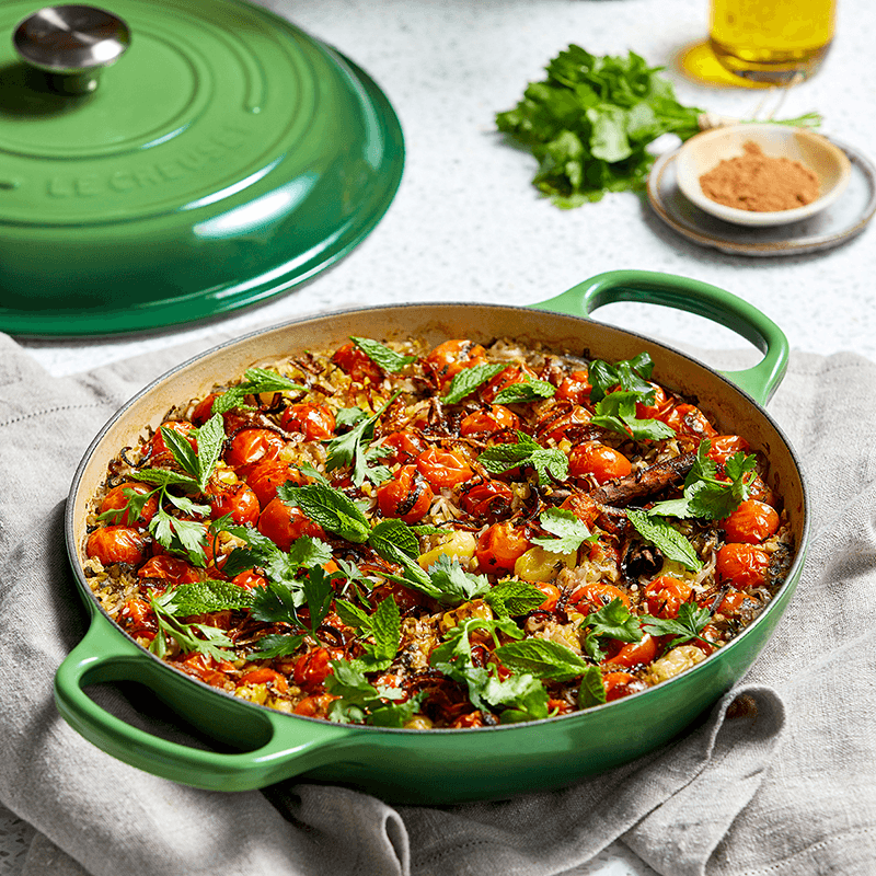 Signature Cast Iron Shallow Casserole