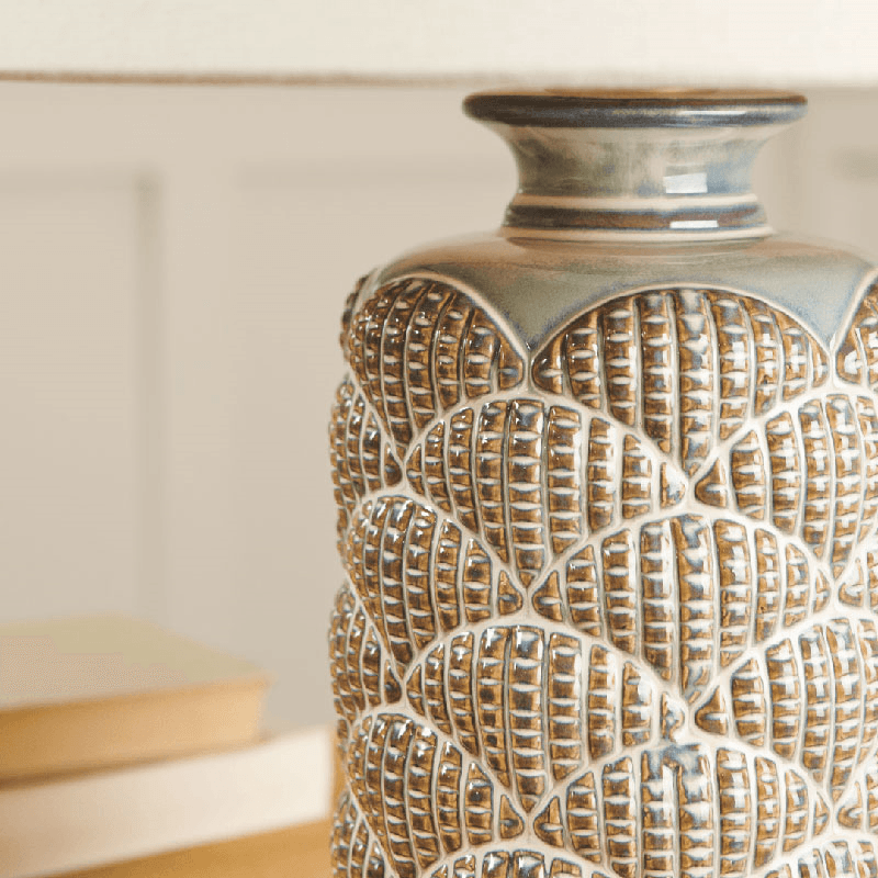 Dune Table Lamp, Reactive Blue