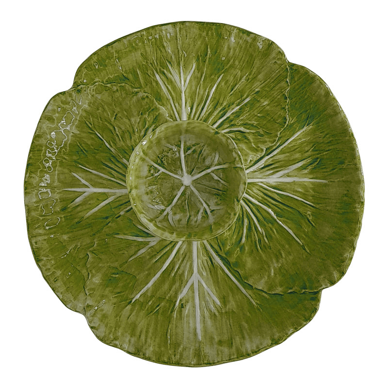 Radicchio Serving Dish, Green