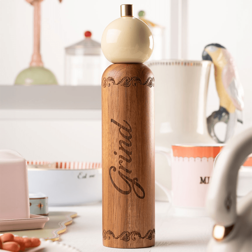 Wooden Pepper Grinder, Natural