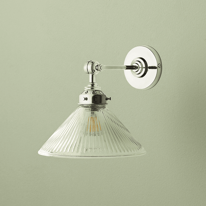 Henry Wall Light, Clear Glass