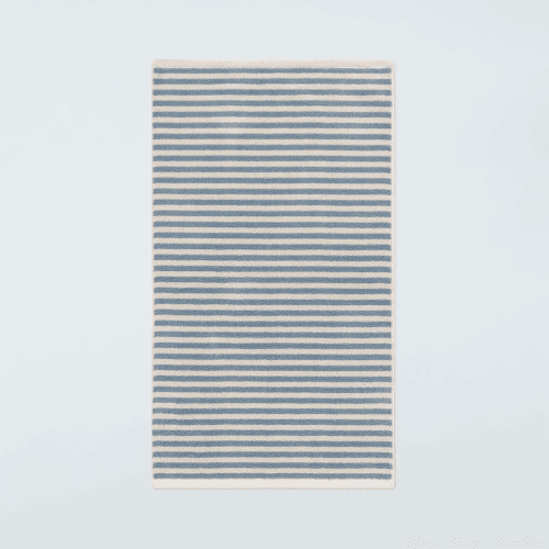 Image showing the Fine Stripe Hand Towel, Pacific product.
