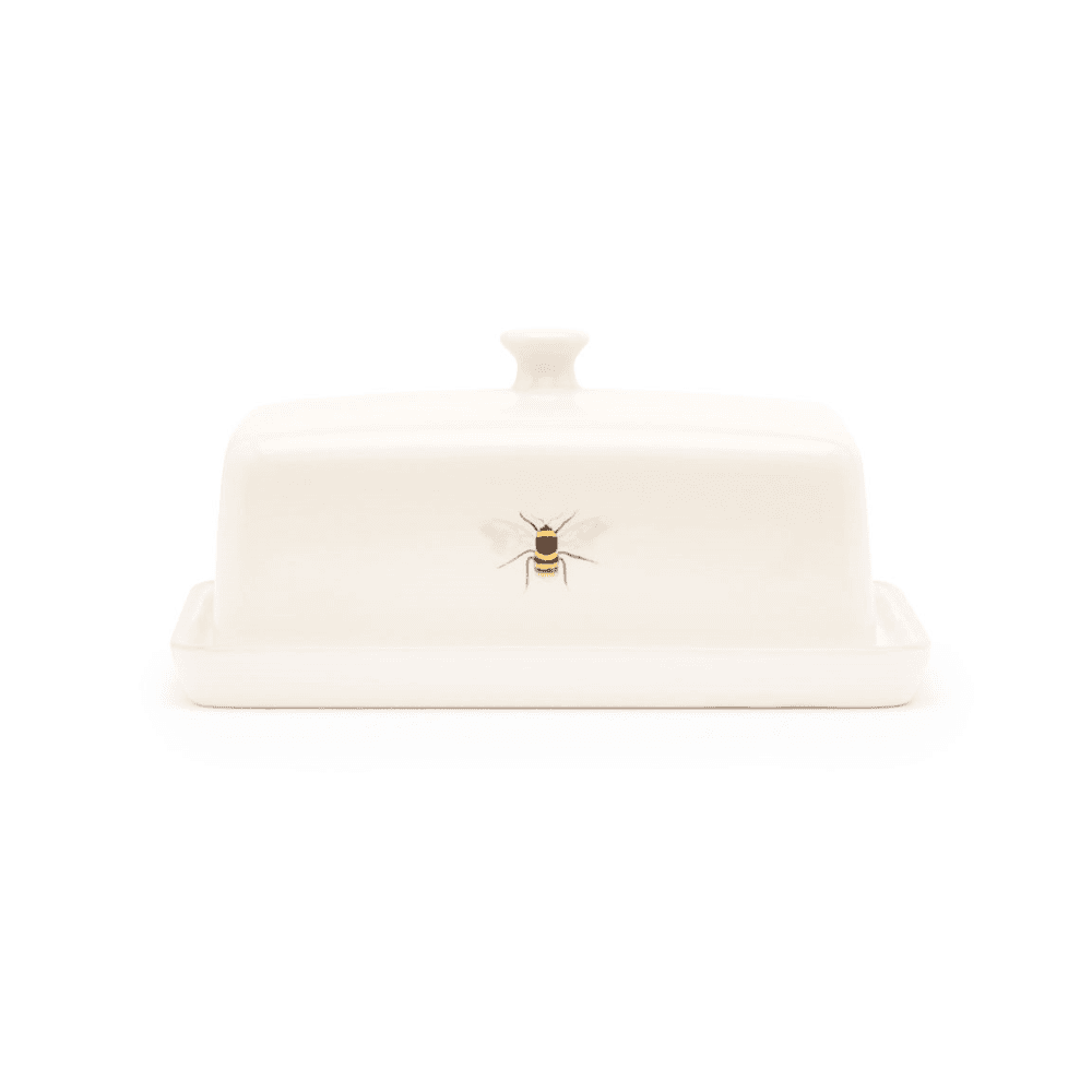 Bees Butter Dish, Natural