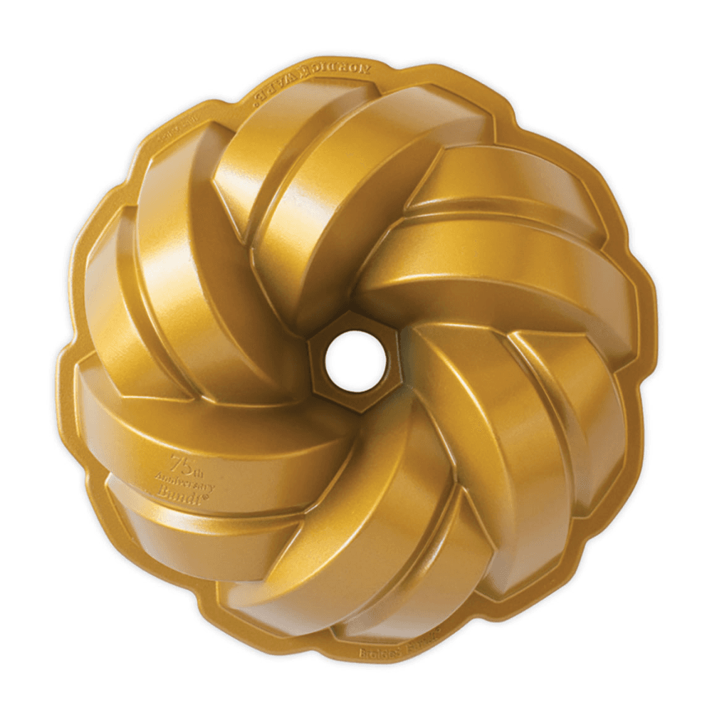 Premier Cast Braided Bundt Pan, Gold