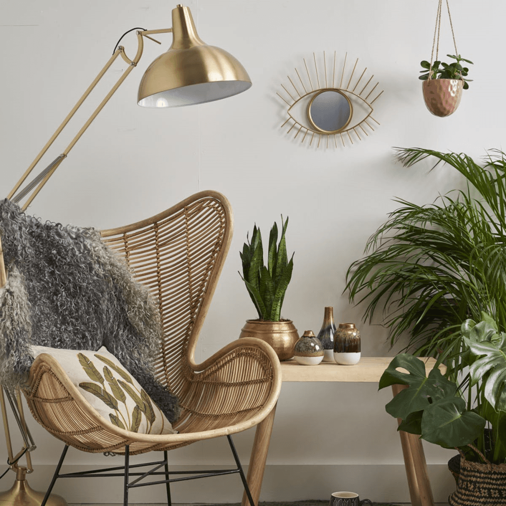 Hamilton Oversized Task Floor Light, Brass