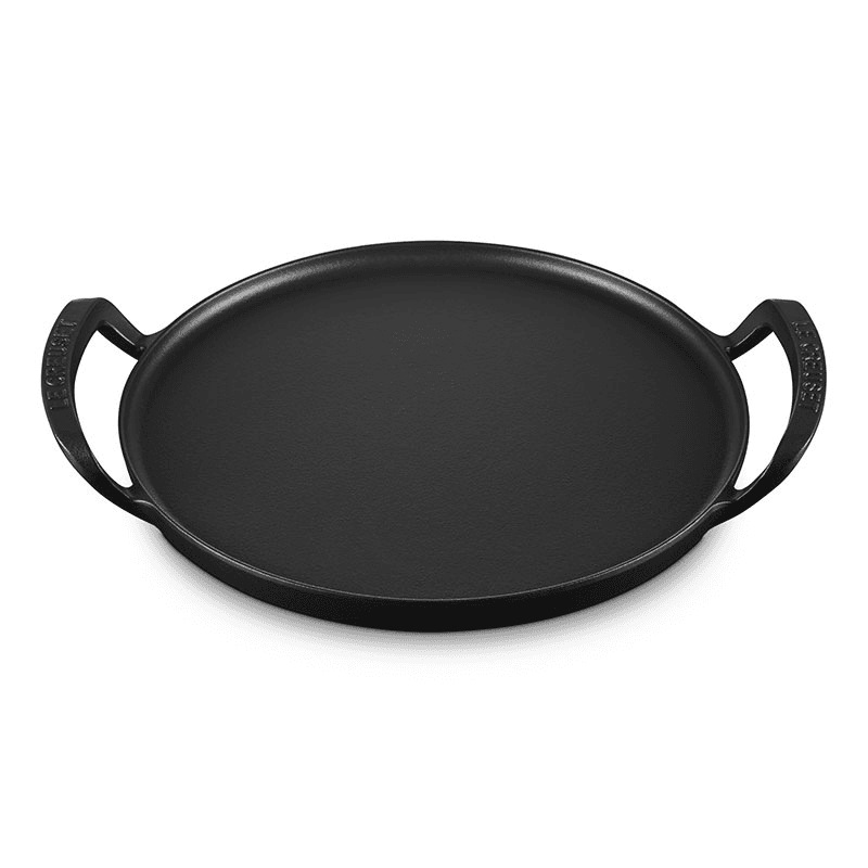 BBQ Round Pizza Pan, Satin Black