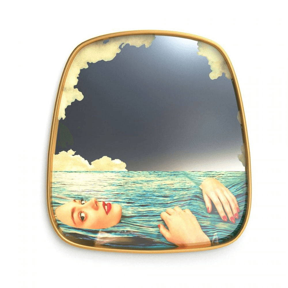 Sea Girl Mirror, Metallic