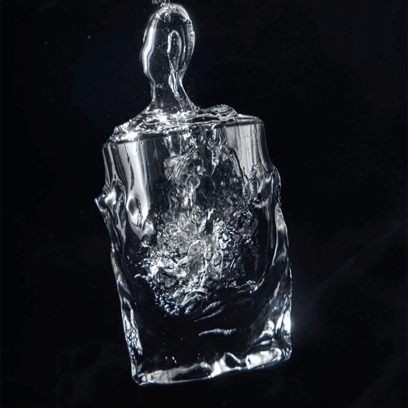 Liquid Set of 2 Glasses, Clear