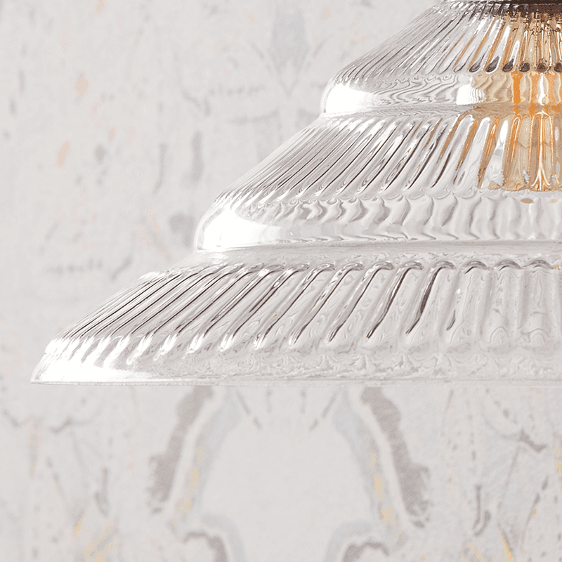 Henrietta Wall Light Shade Only, Clear Glass