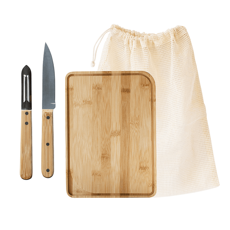 Chef Set Chopping Board, Natural