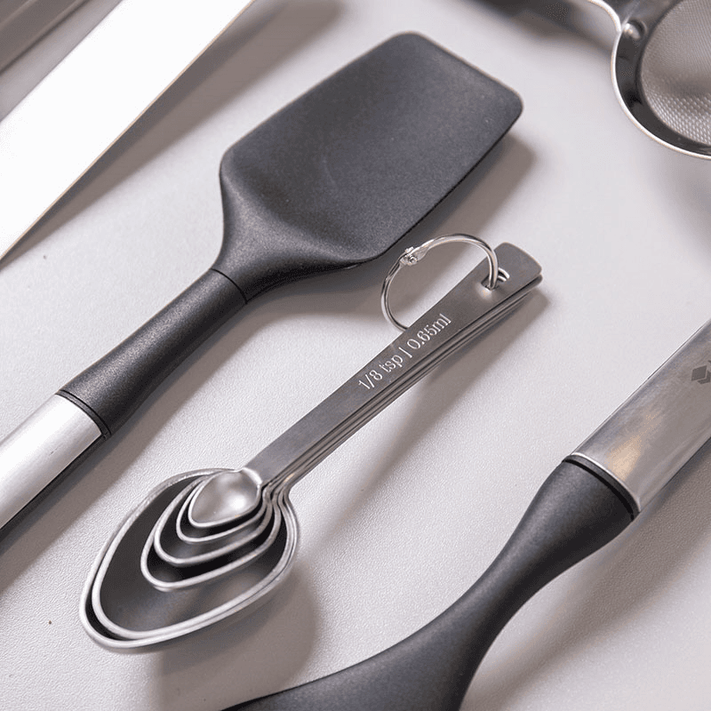 Measuring Spoon 6 Piece Set, Stainless Steel