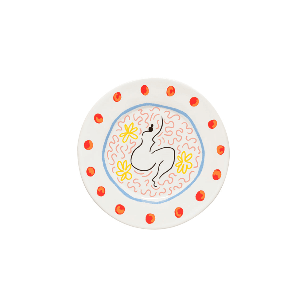 Summer Bliss Lady Salad/Dessert Plate, Multi