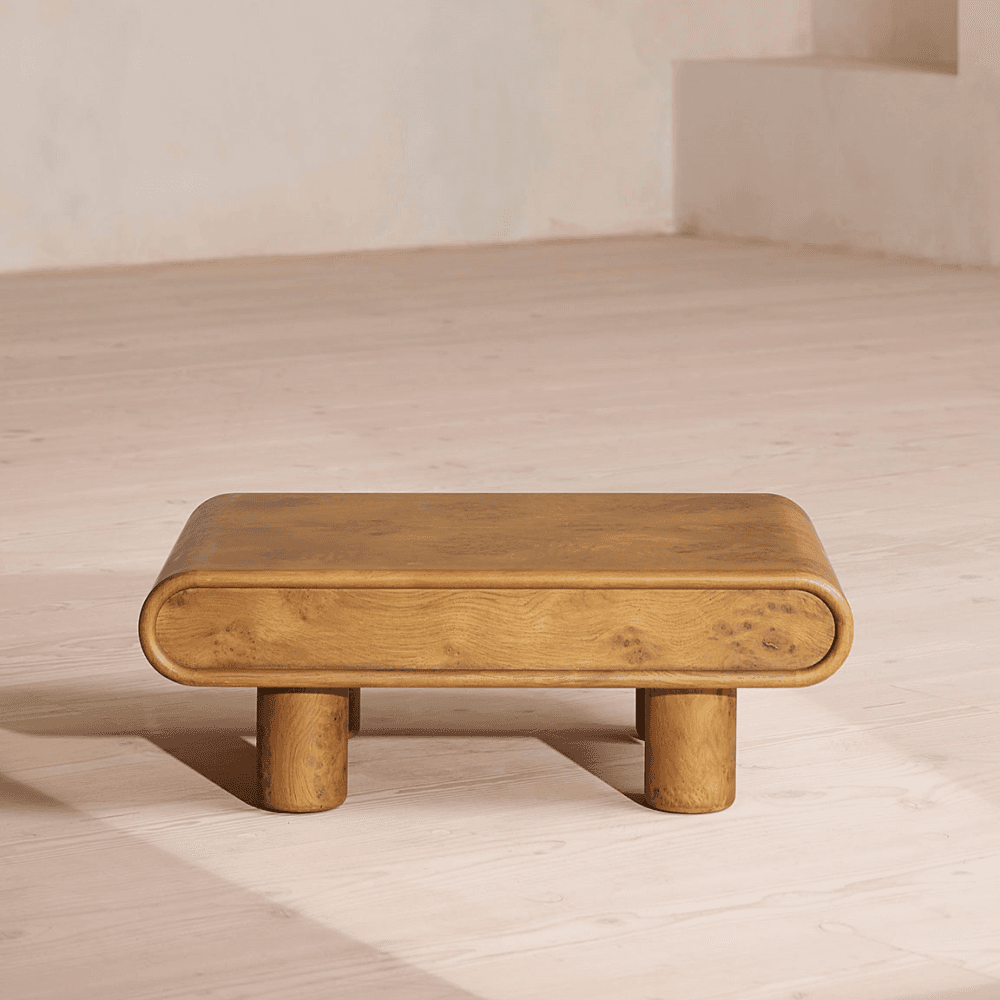 Noelle End Table, Oak