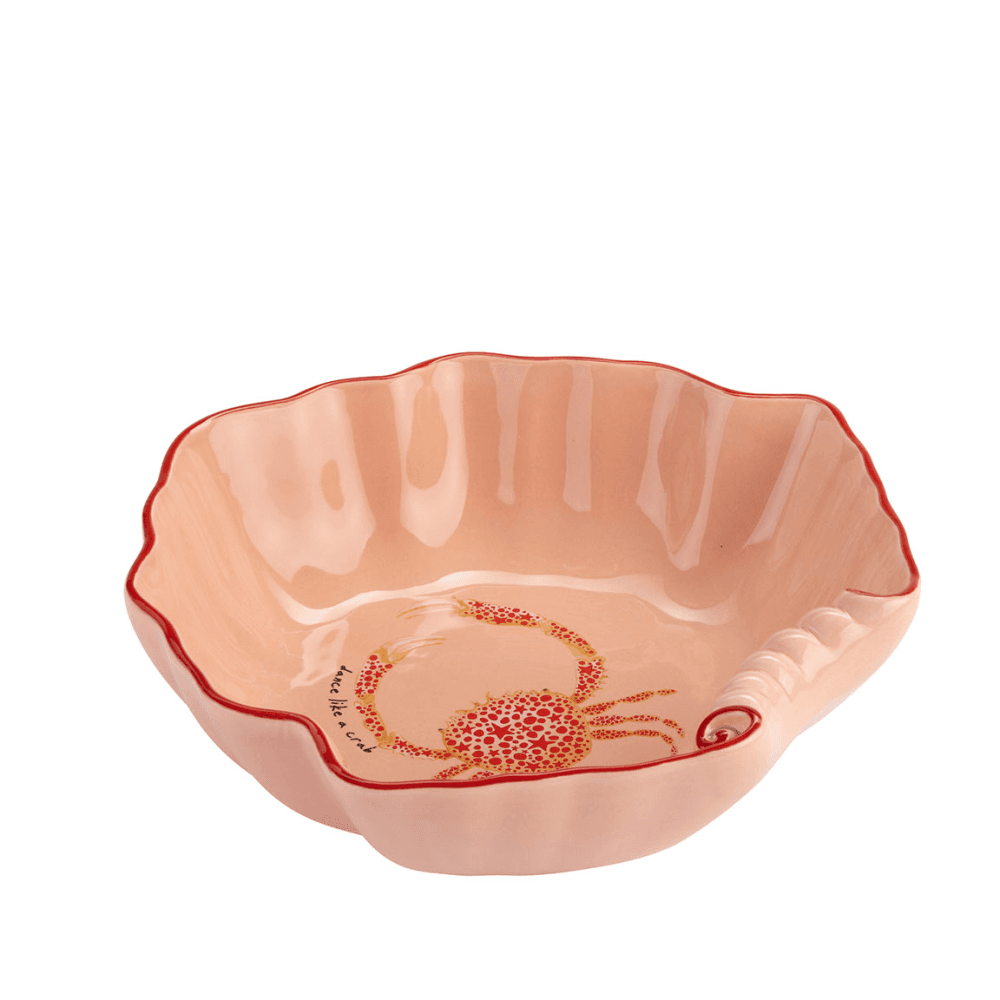 Shell Serving Bowl, Pink