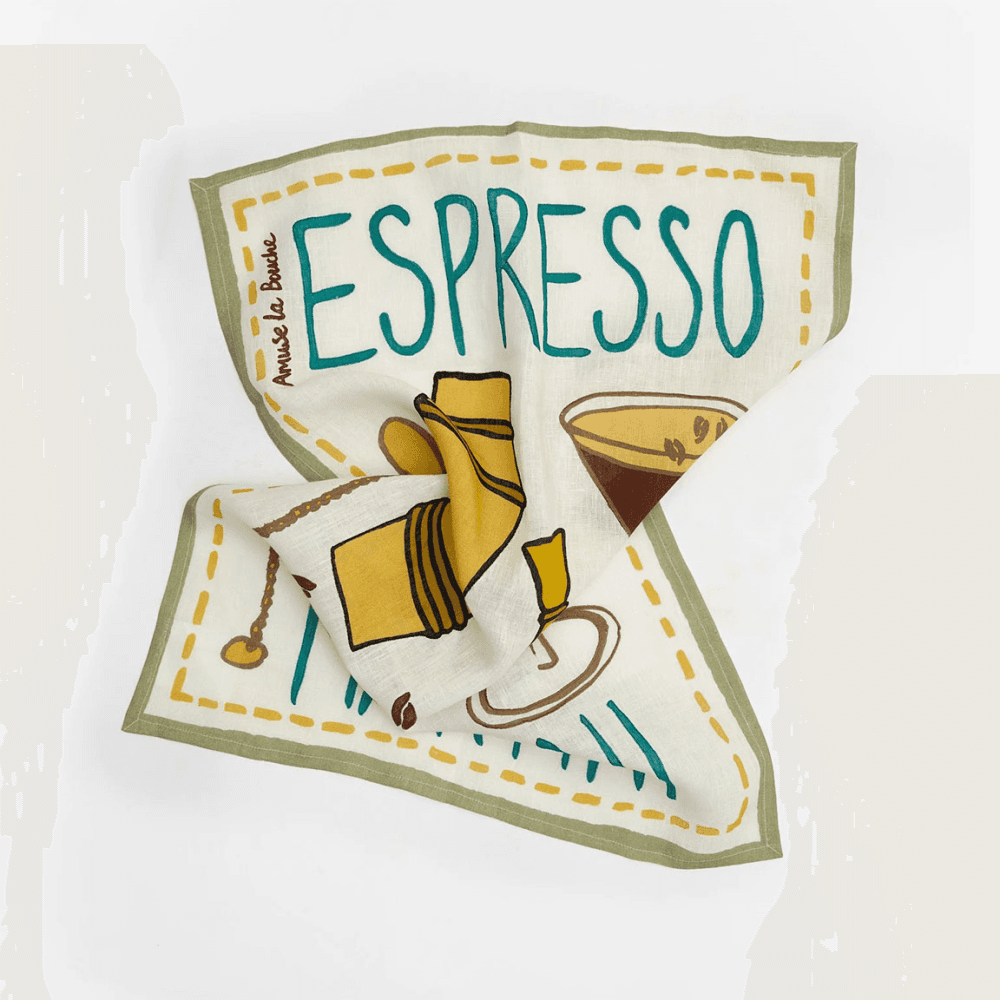 Espresso Martini Tea Towel, Multi