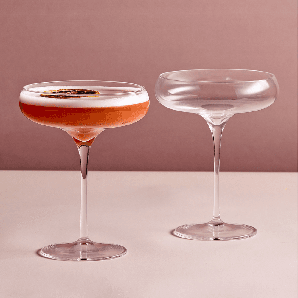Juno Set of 2 Champagne Saucers