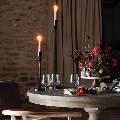 Image showing the Westcott Candlestick, H60 cm, Black product.