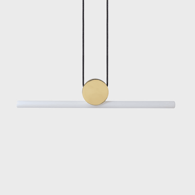 Kilter Pendant, Solid Brass