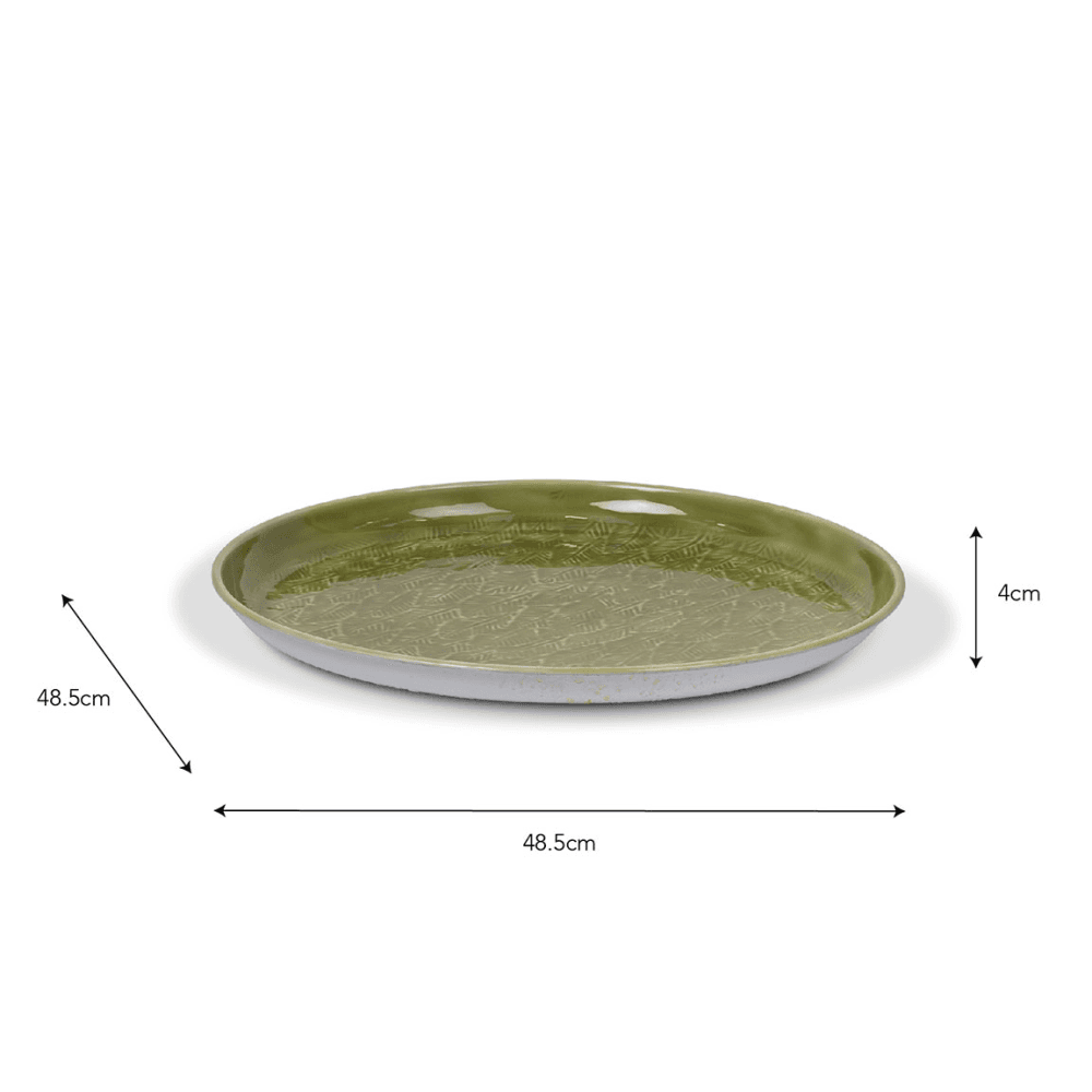 Alvescot Tray, Moss Green