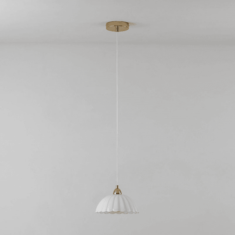 Flower Pendant Light, Opal