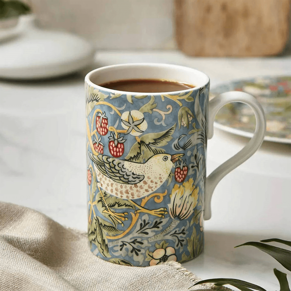 Morris & Co Mug, Strawberry Thief