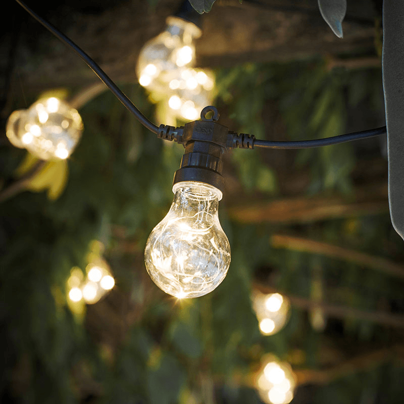 Festoon Lights, Black