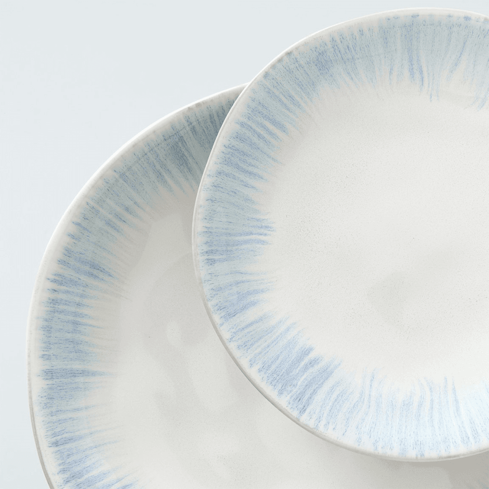 Cove 12 Piece Dinner Set, Blue