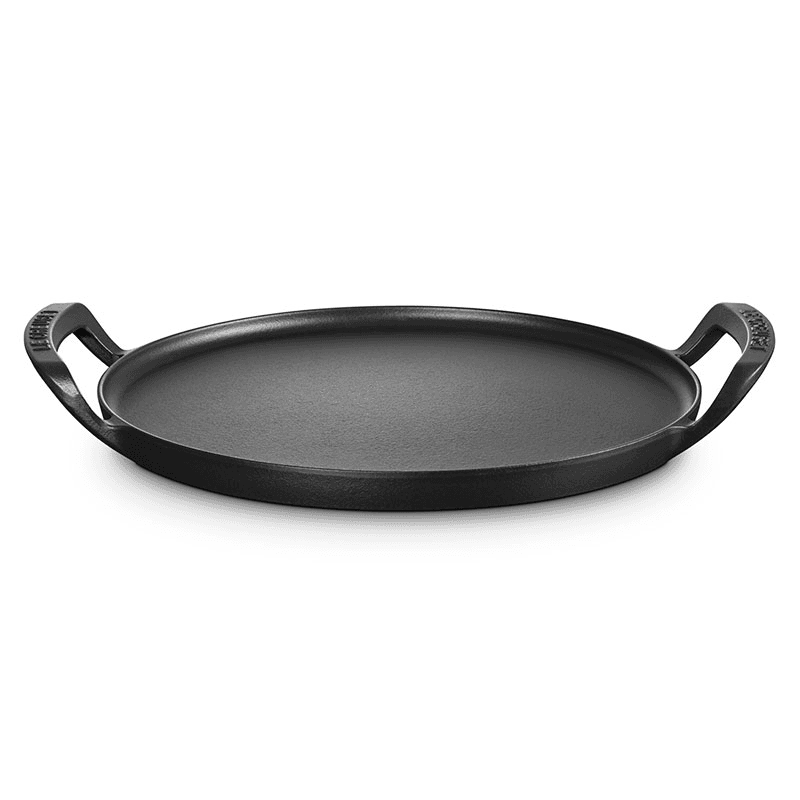 BBQ Round Pizza Pan, Satin Black