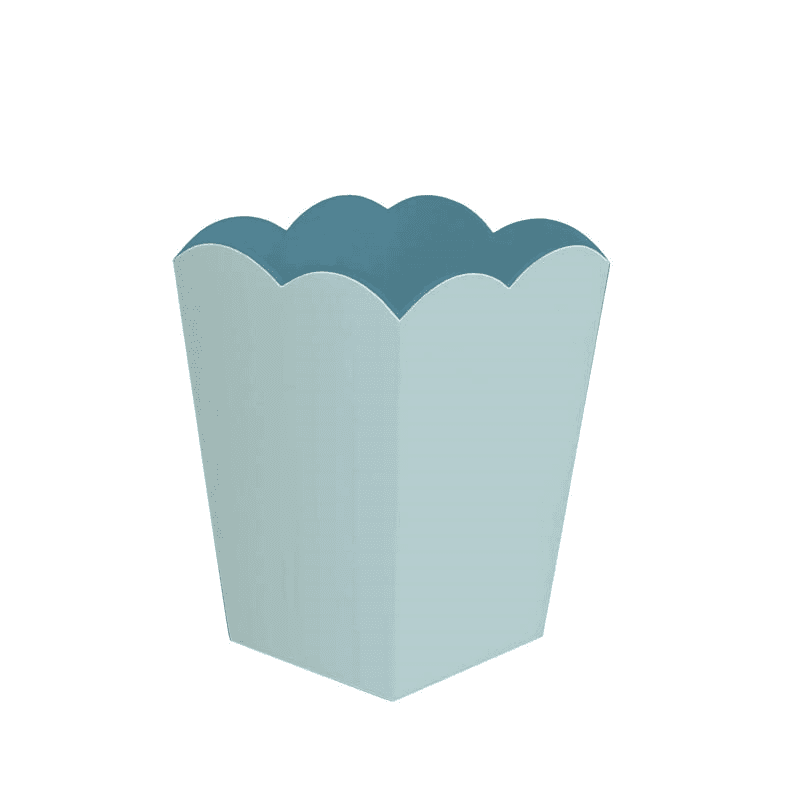 Lacquered Scallop Bin